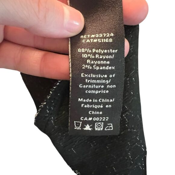 3 for $30! Jessica patterned‎ peplum shirt. Size medium - Picture 4 of 7